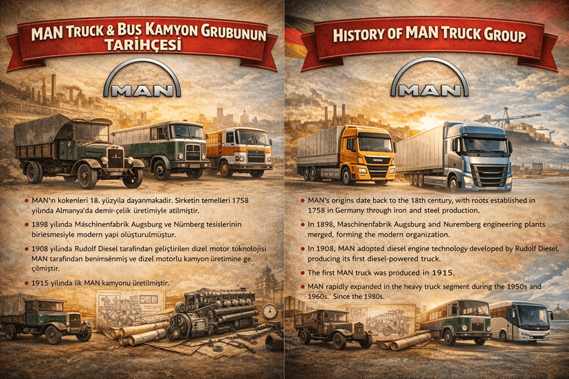 History of MAN Truck & Bus Truck Group